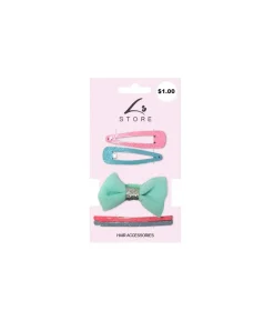 Pastel Blue Hair Set 5pc