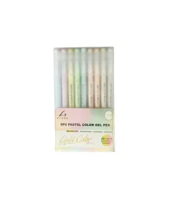 Pastel Color Gel Pen 9pc