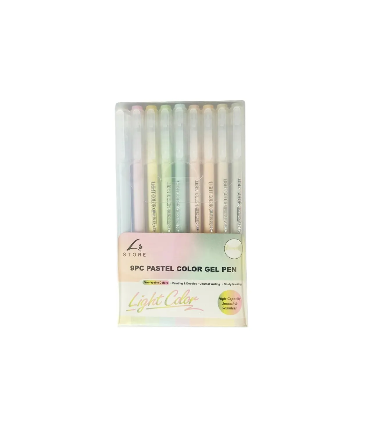 Pastel Color Gel Pen 9pc