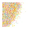 Pastel Sequin Shape Sprinkles 75g