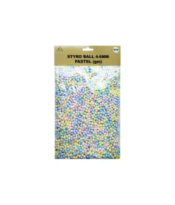 Pastel Styrofoam Balls 4-6mm
