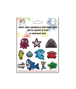 20pc Sea Animals DIY Decoration with Safety Pin