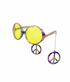 Peace Sign Dangler Party Glasses