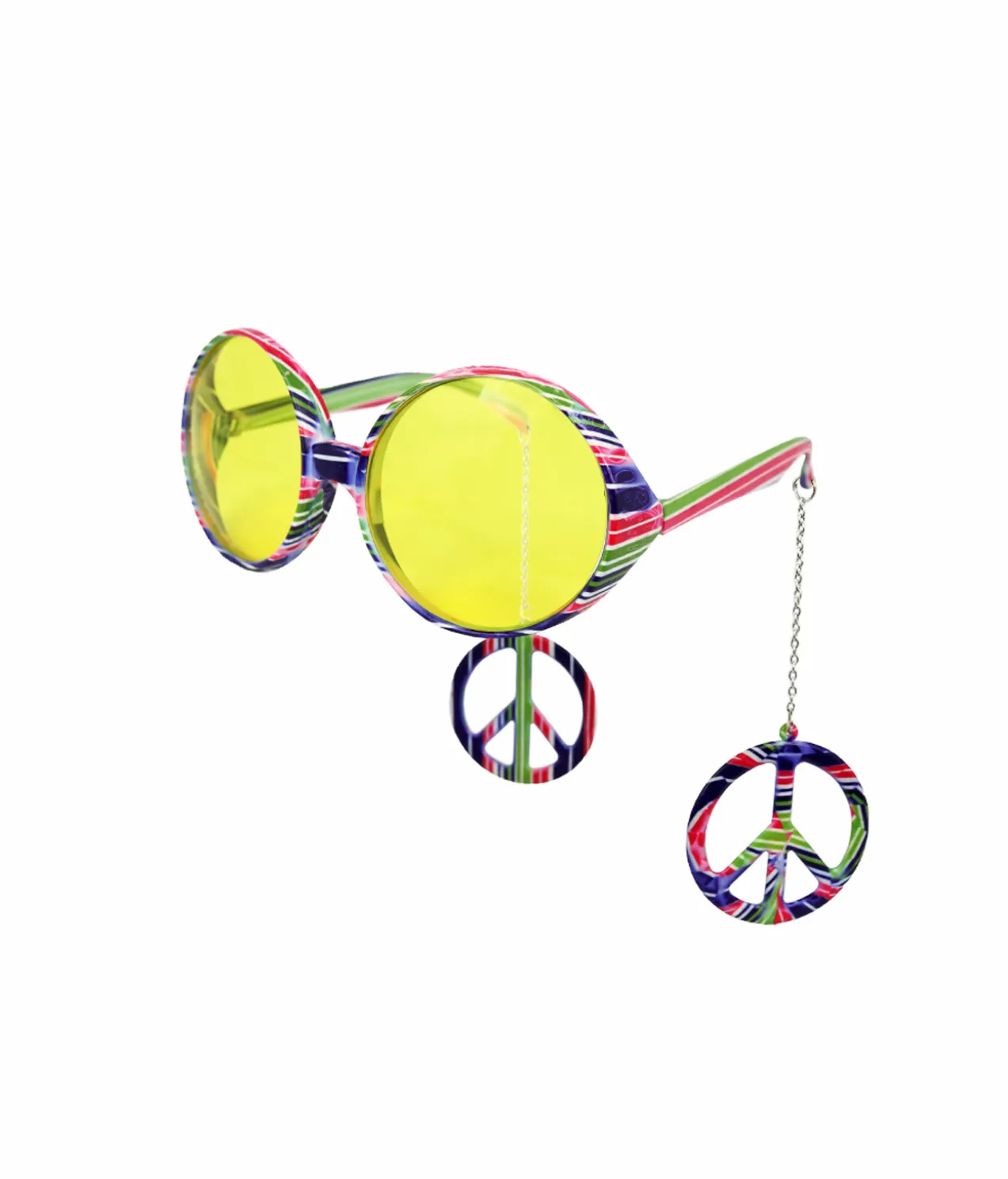 Peace Sign Dangler Party Glasses