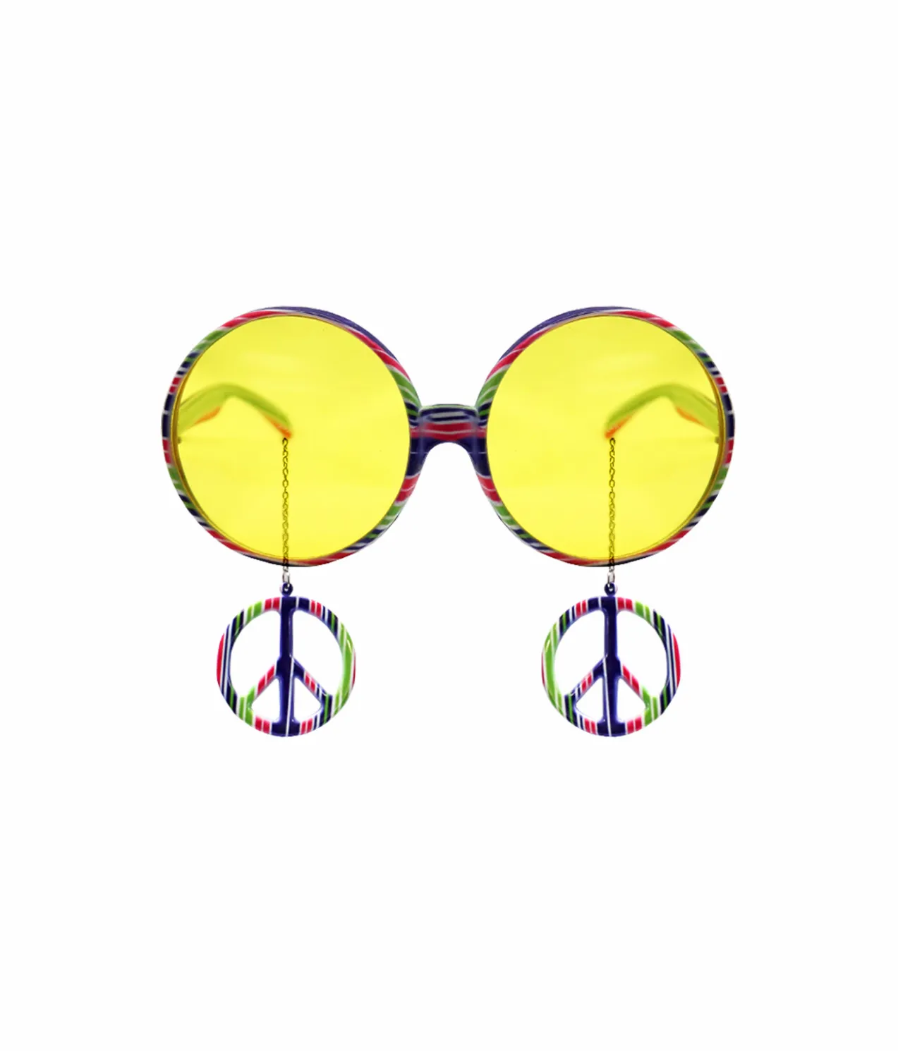 Peace Sign Dangler Party Glasses