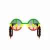 Peace Sign Rasta Party Glasses