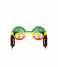 Peace Sign Rasta Party Glasses