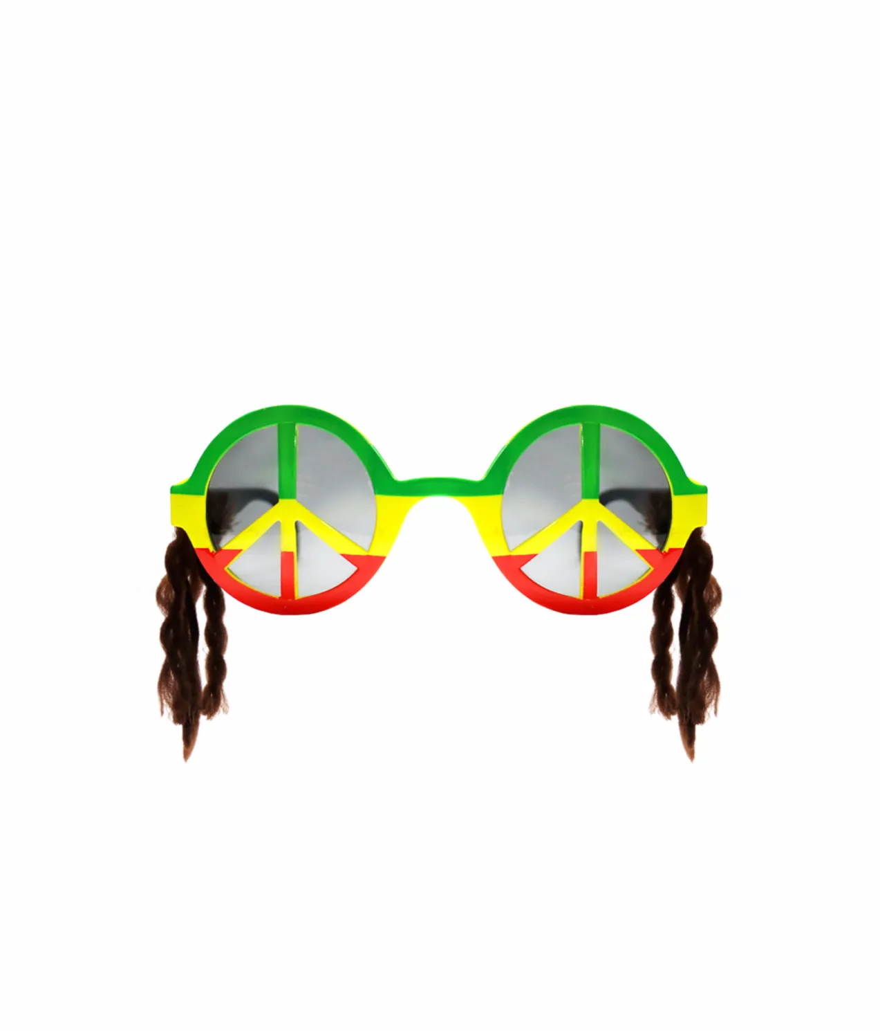 Peace Sign Rasta Party Glasses