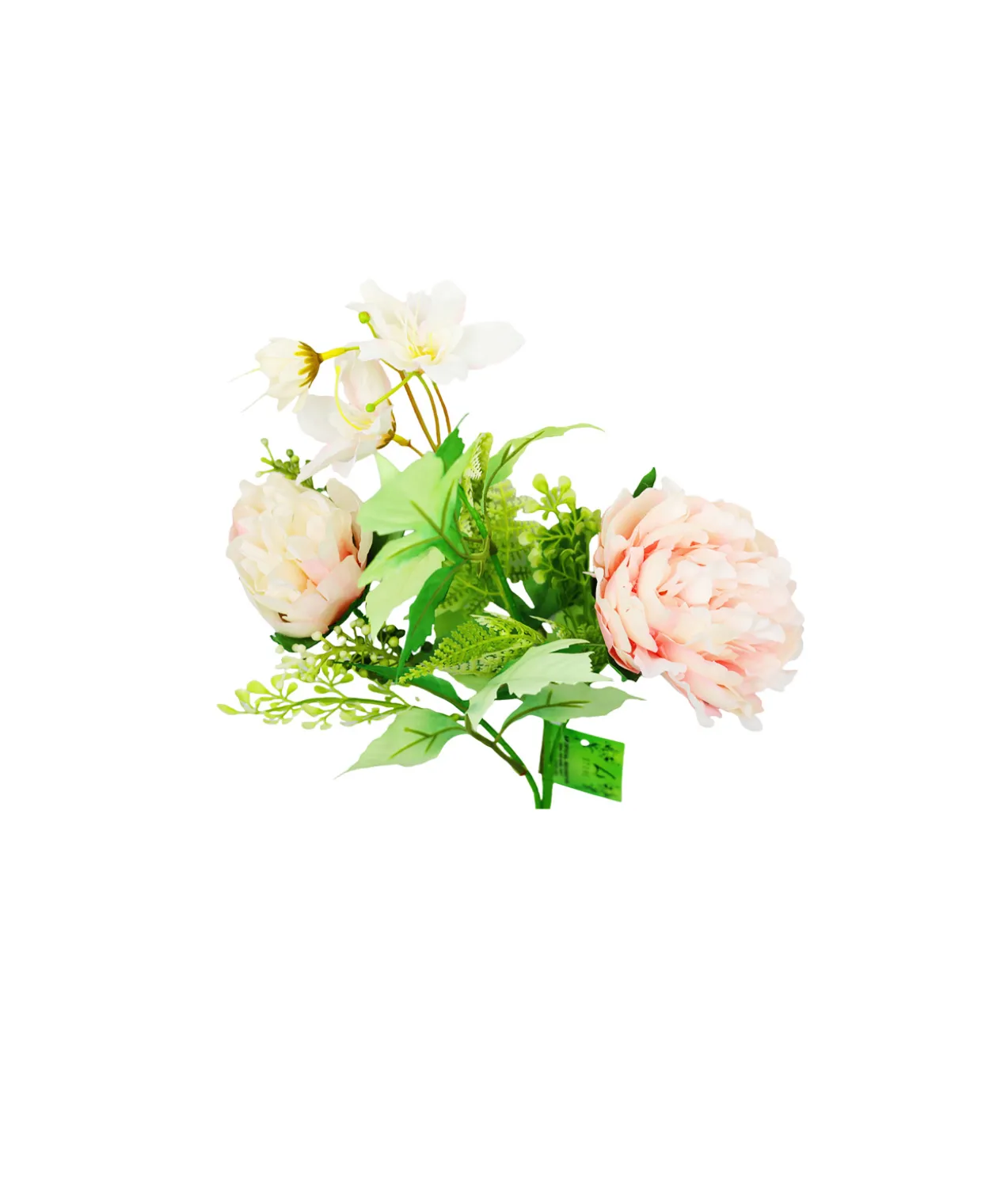 Peach Peony 2 Head 45cm