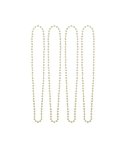 Pearl Cream Necklaces 4pc
