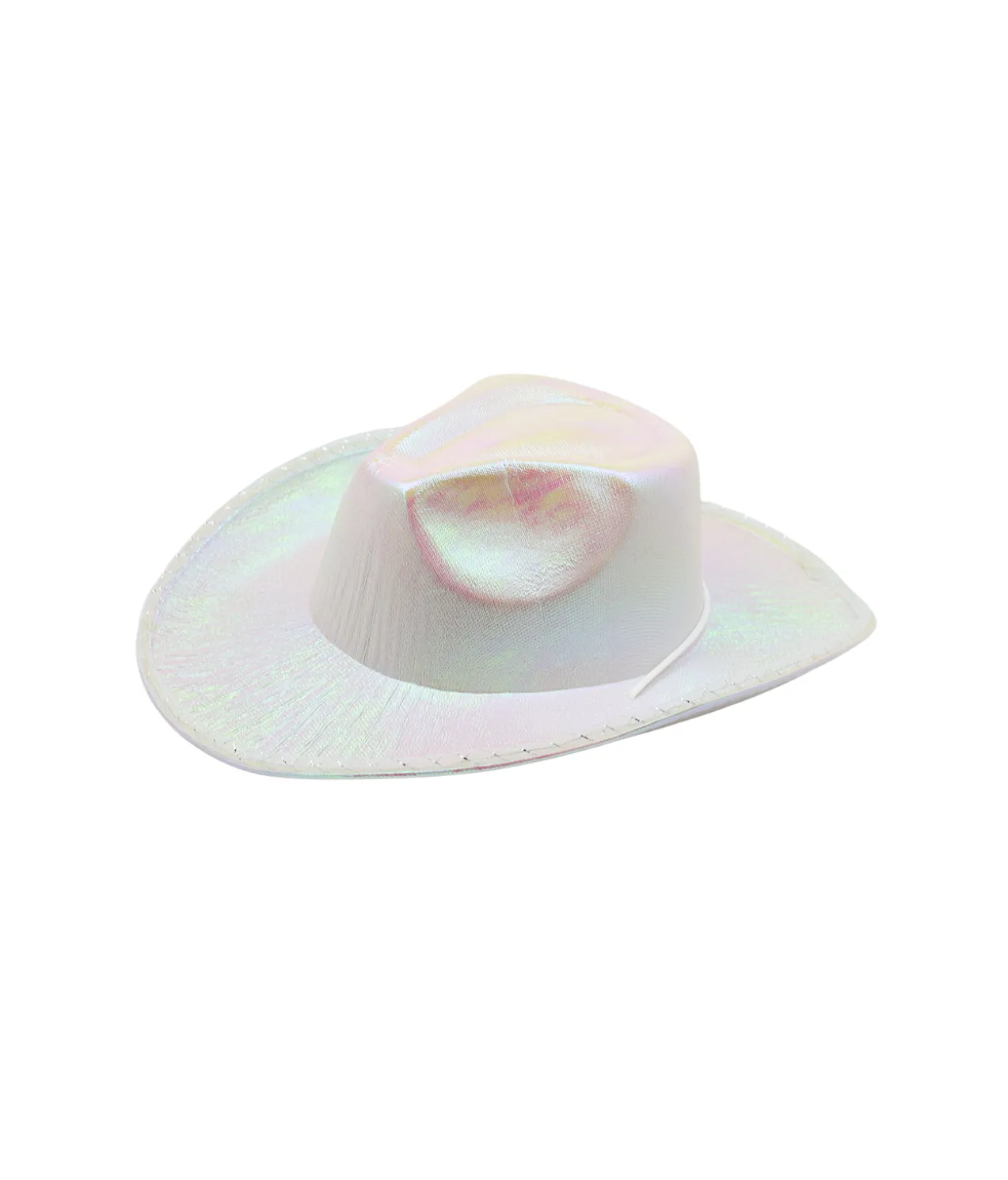 Pearl White LED Cowboy Hat