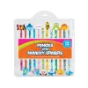 Pencils With Novelty Erasers Assorted 12pc