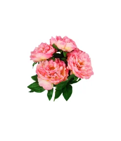 Pink Big Peony 5 Head 48cm