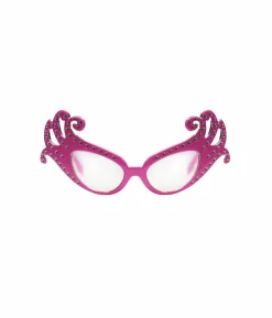 Pink Diamante Party Glasses