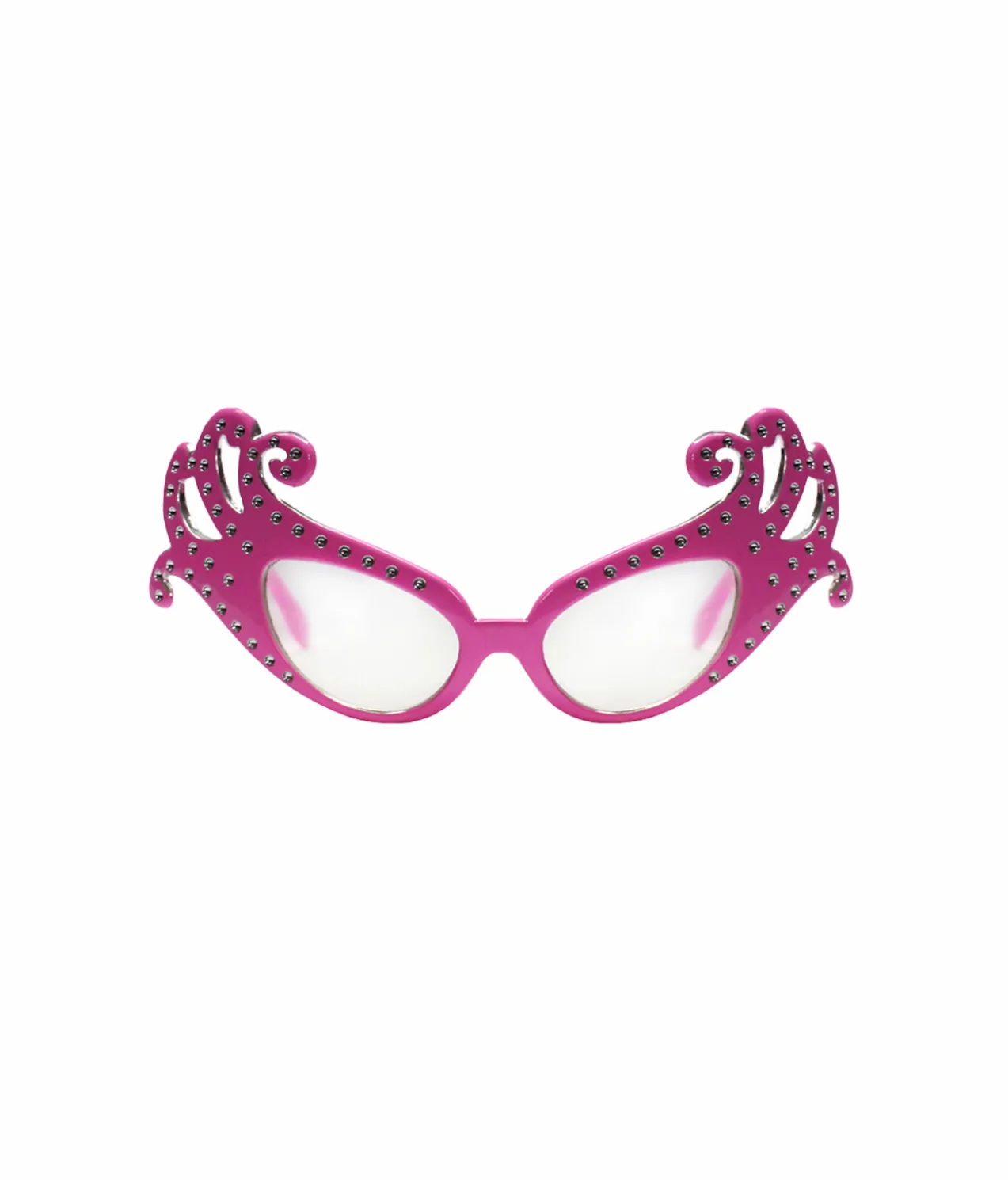 Pink Diamante Party Glasses