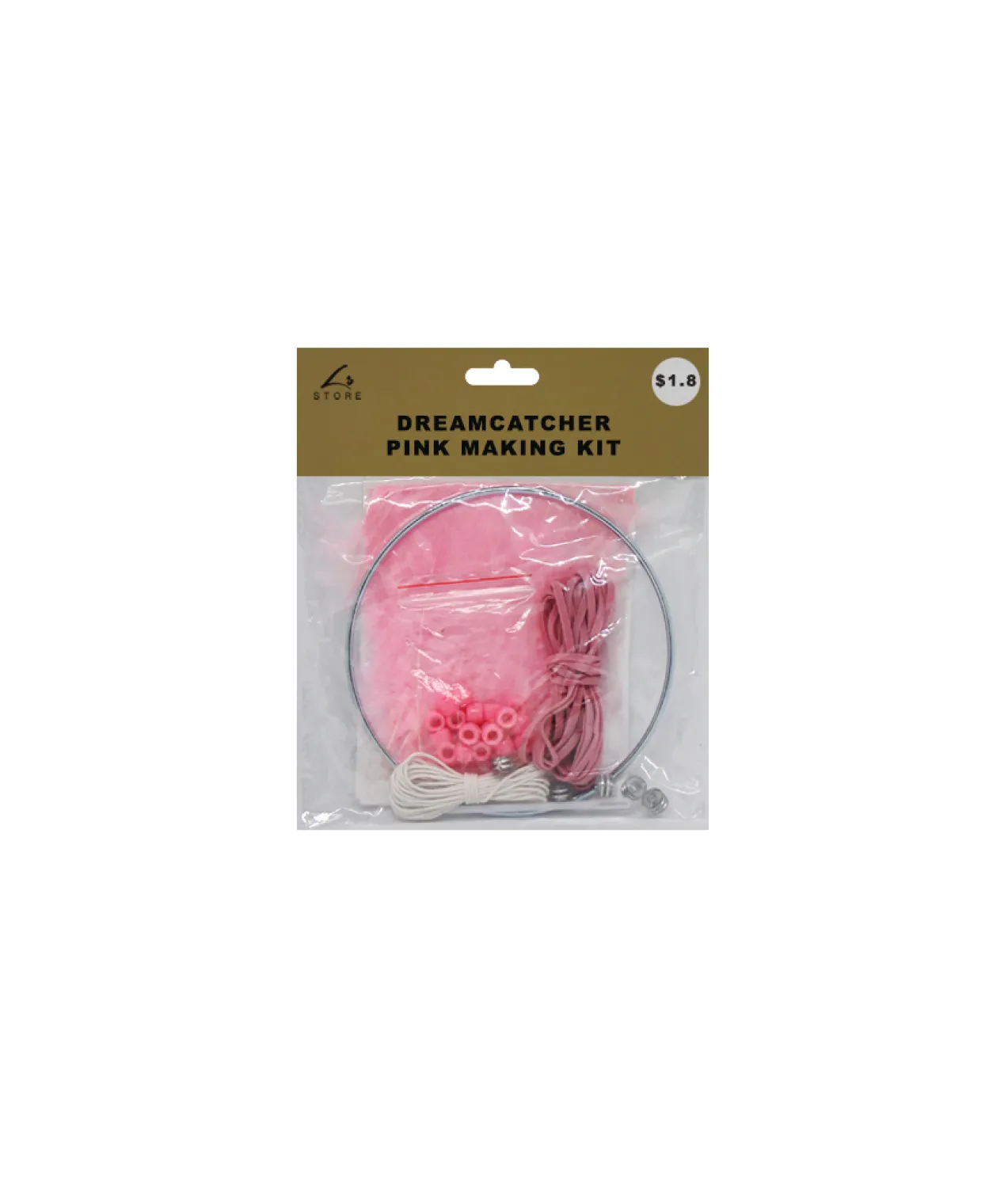 Pink DIY Dream Catcher Kit