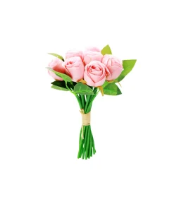 Pink Fragrance Rose 12 Head 24cm