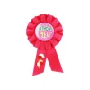 Pink Glitter Birthday Girl Badge 8×15.5cm