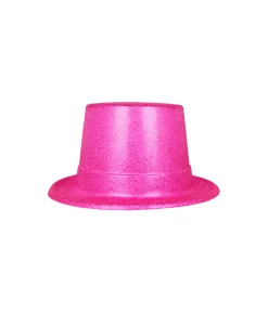 Pink Glitter Top Hat