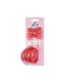 Pink Hair Accessories Set