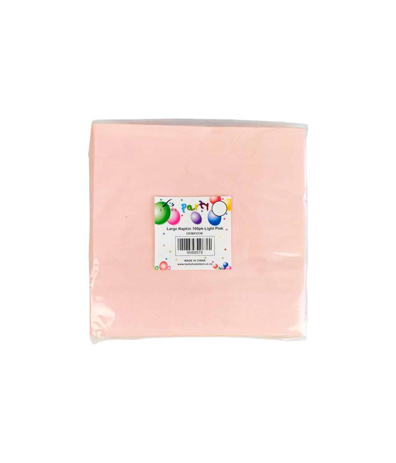 Pink Large Napkin 100pc 33x33cm