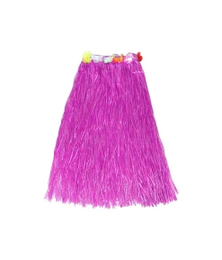 Pink Long Hula Skirt 80cm