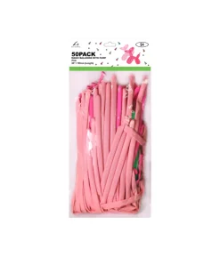 Pink Magic Balloons With Pump 50pcs
