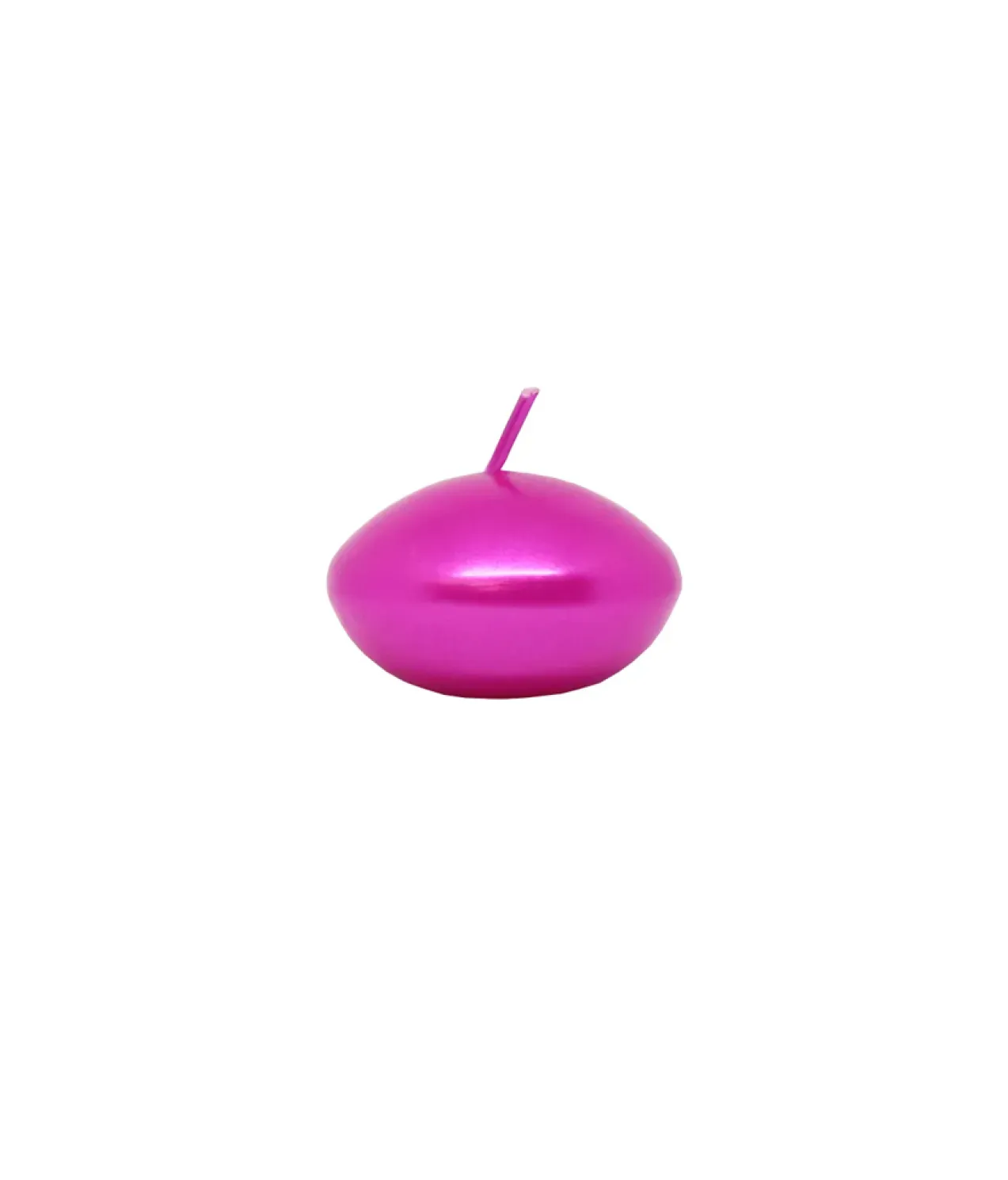 Pink Metallic Floating Candles 12pk