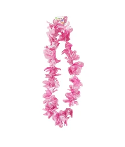 Pink Metallic Flower Lei