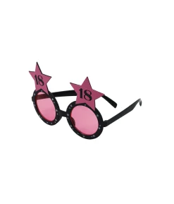18 Pink Party Glasses