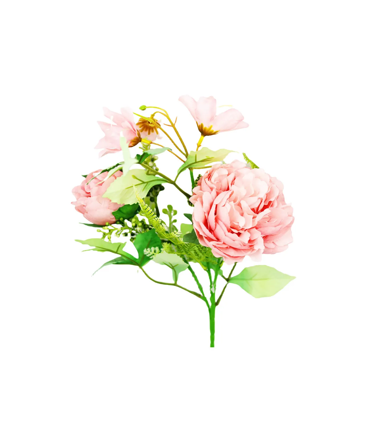 Pink Peony 2 Head 45cm