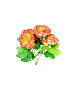 Pink Peony 5 Head 48cm