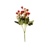 Pink & Red Rose 20 Heads 33cm