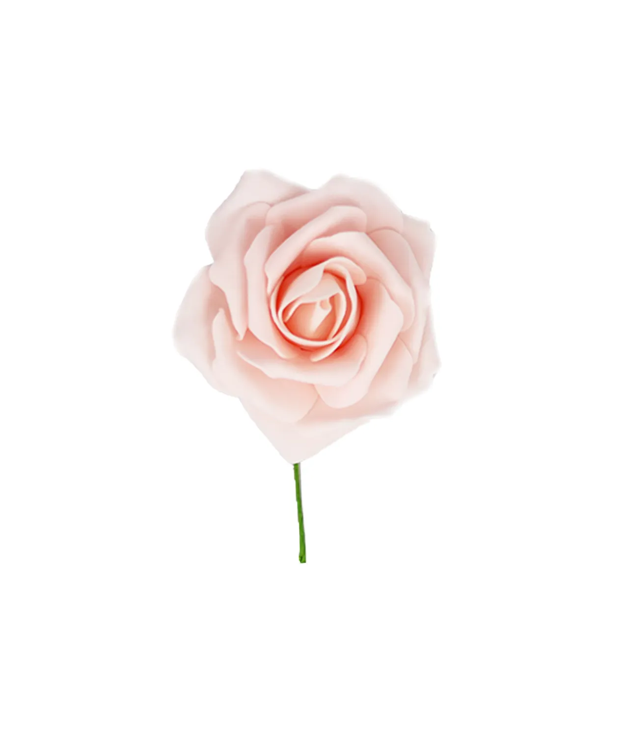 Pink Rose Artificial Craft Flower 6pc 10cm