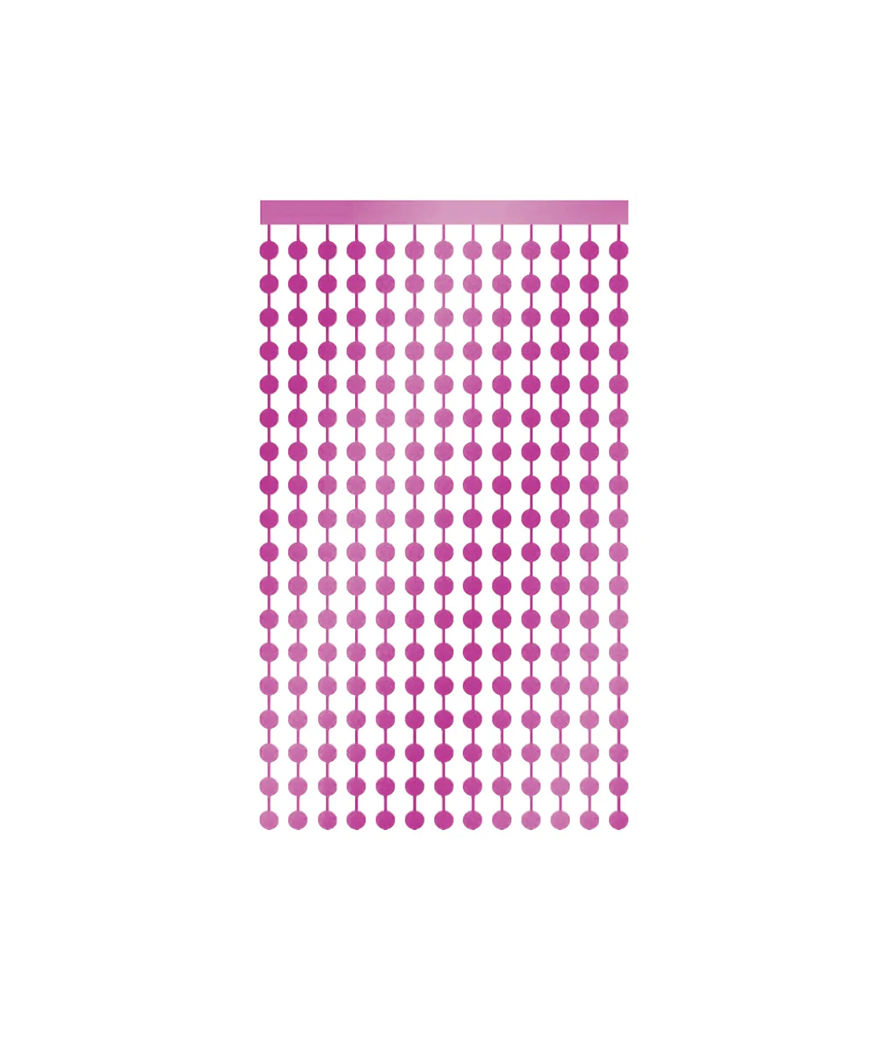 Pink Round Foil Backdrop 1x2m