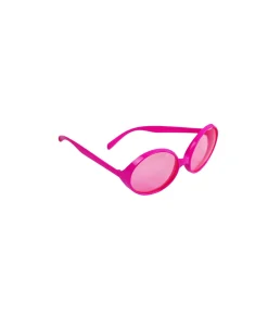 Pink Round Party Glasses 16 x 8cm