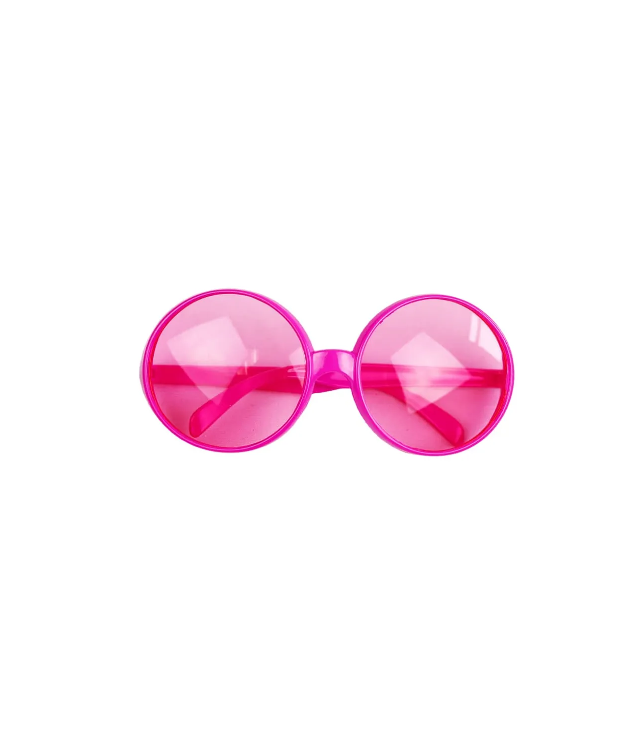 Pink Round Party Glasses 16 x 8cm