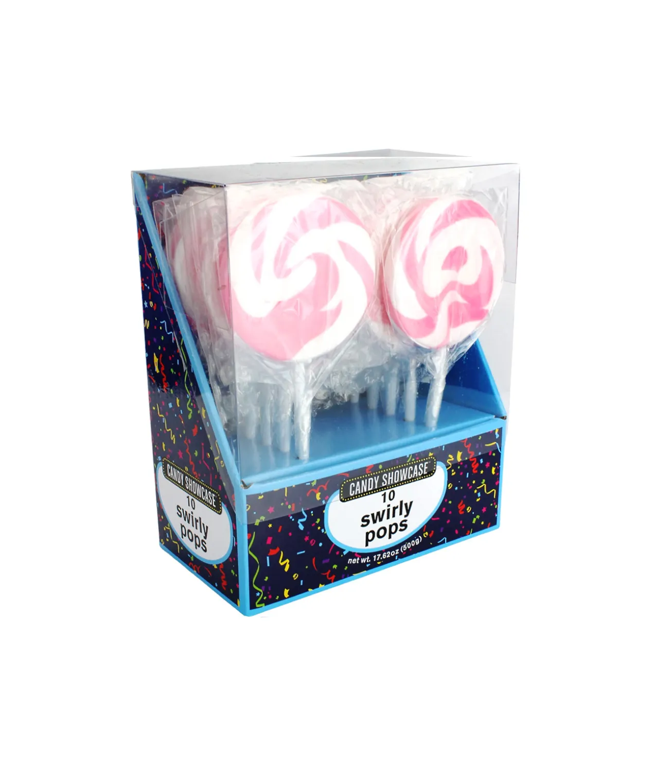 Pink Swirly Pop 10pk