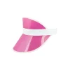Pink Transparent Plastic Visor