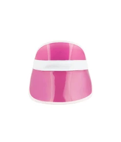 Pink Transparent Plastic Visor