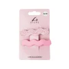 Pink Wave Design Hair Clip Set 2pk