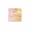 Pink With Gold Dot Small Napkin 20pc