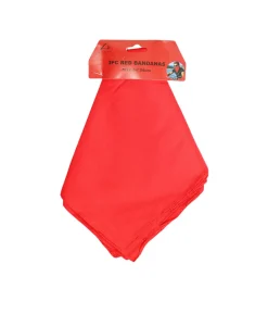 Plain Red Bandanas 54x54cm 3pc