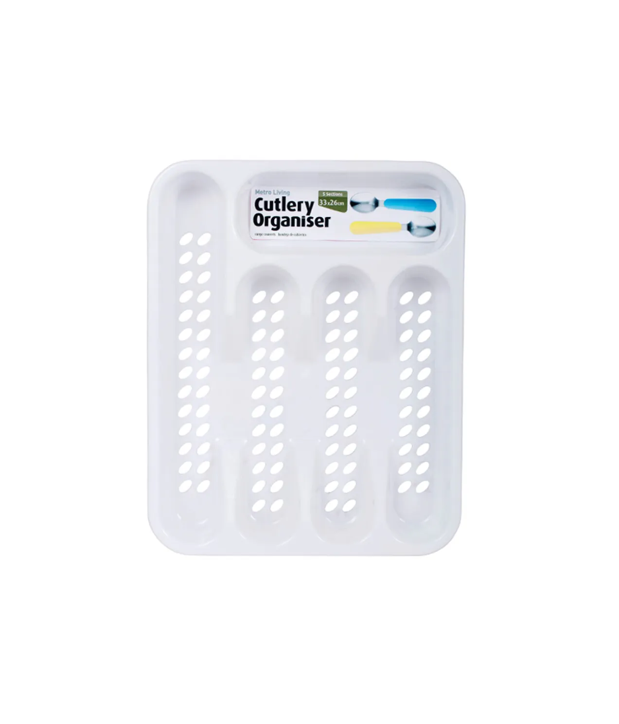 Plastic Cutlery Organiser Tray