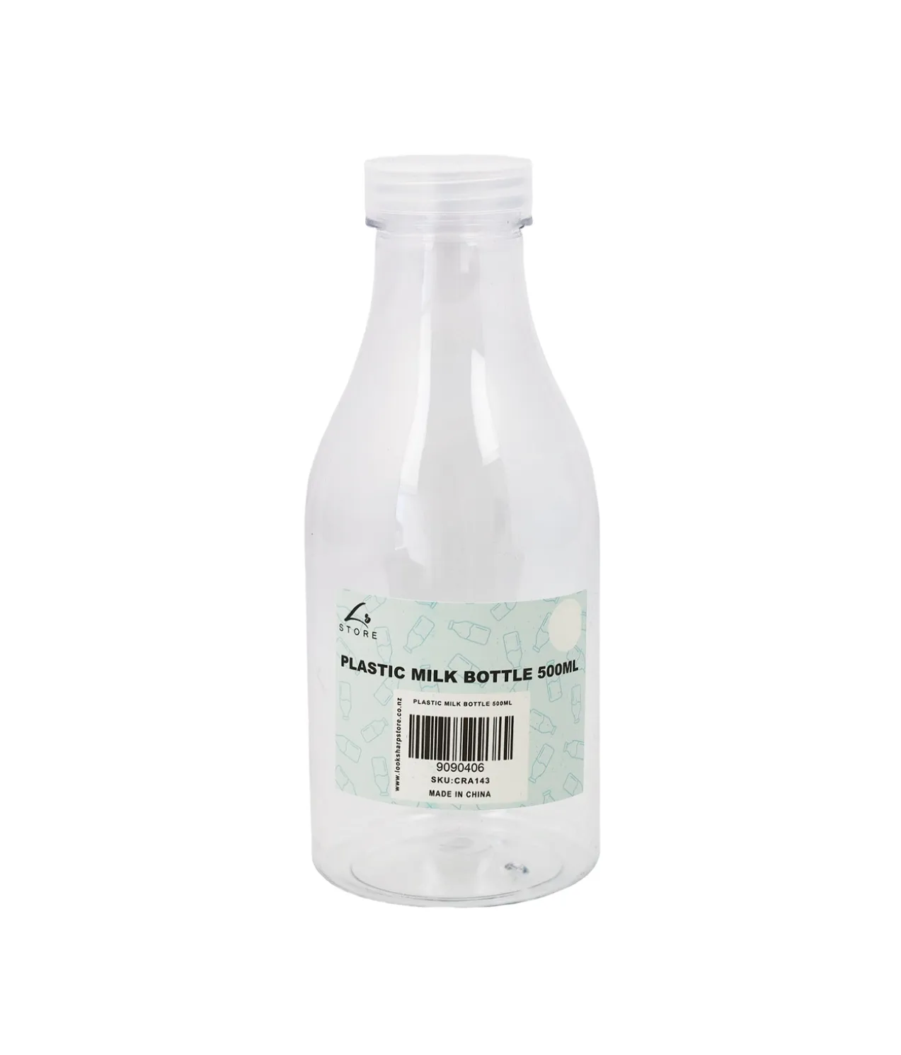Plastic Milk Bottle 500ml 18cm