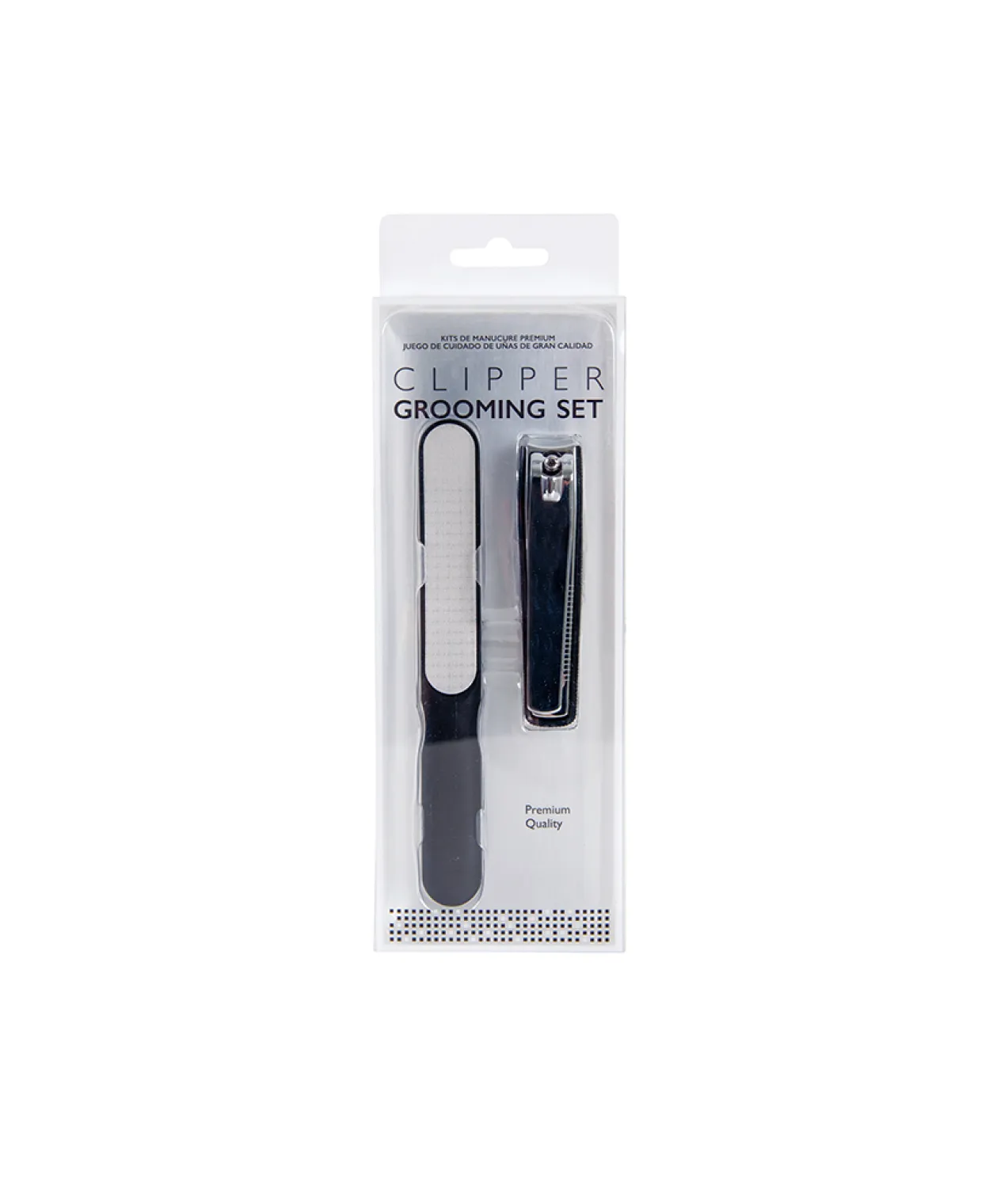 Premium Nail Clipper & Nail File Grooming Set