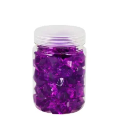 Purple Big Crystal Plastic Stone 160g