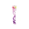 Purple Bow Clip With Hair Extension 1pc