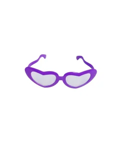 Purple Heart Party Glasses 23 x 9cm