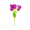Purple Narcissus Flower 3 Heads 35cm